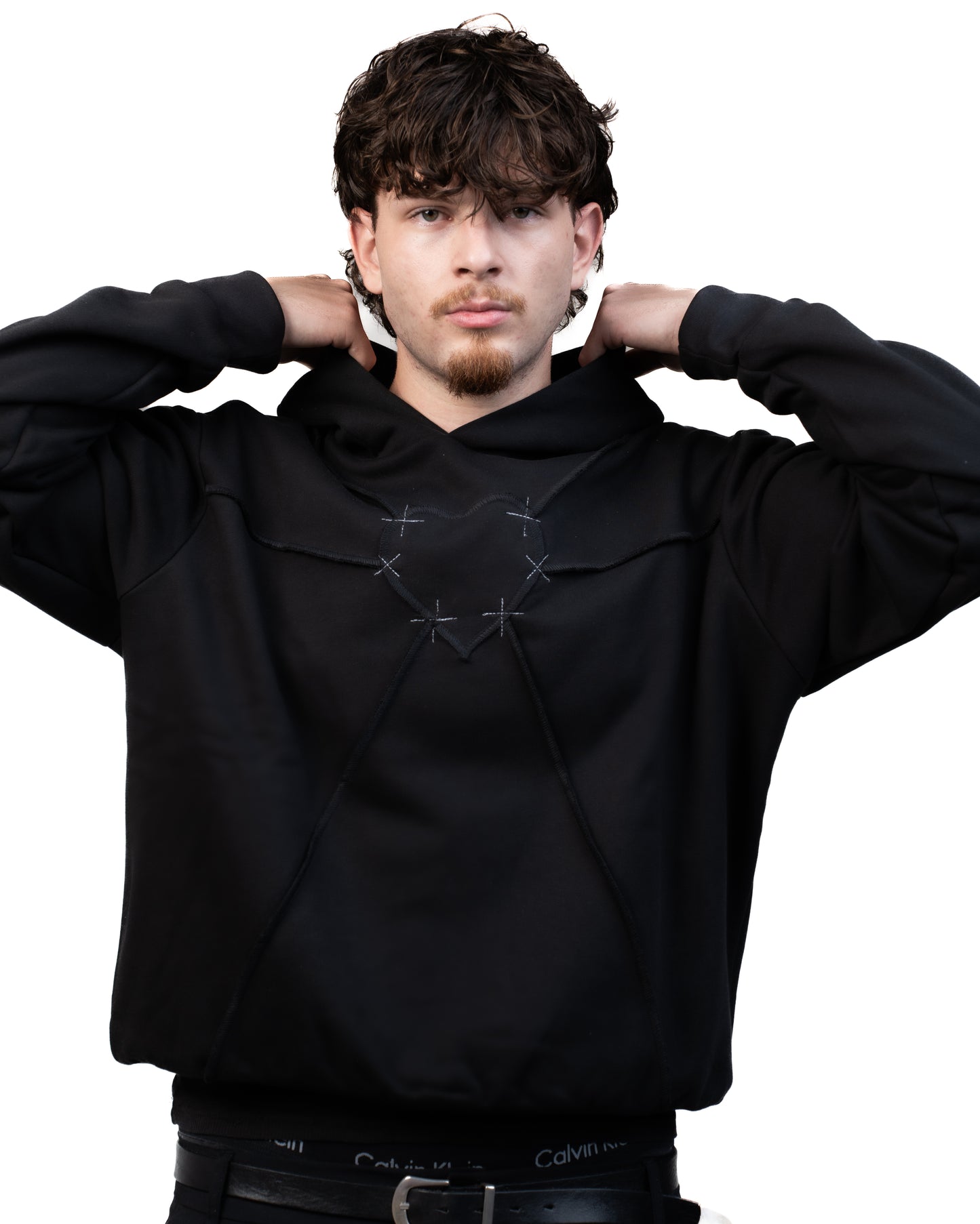 "shattered hearts" hoodie
