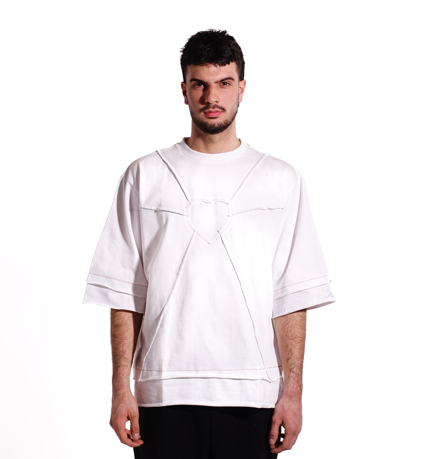 "shattered hearts 1.2" t-shirt