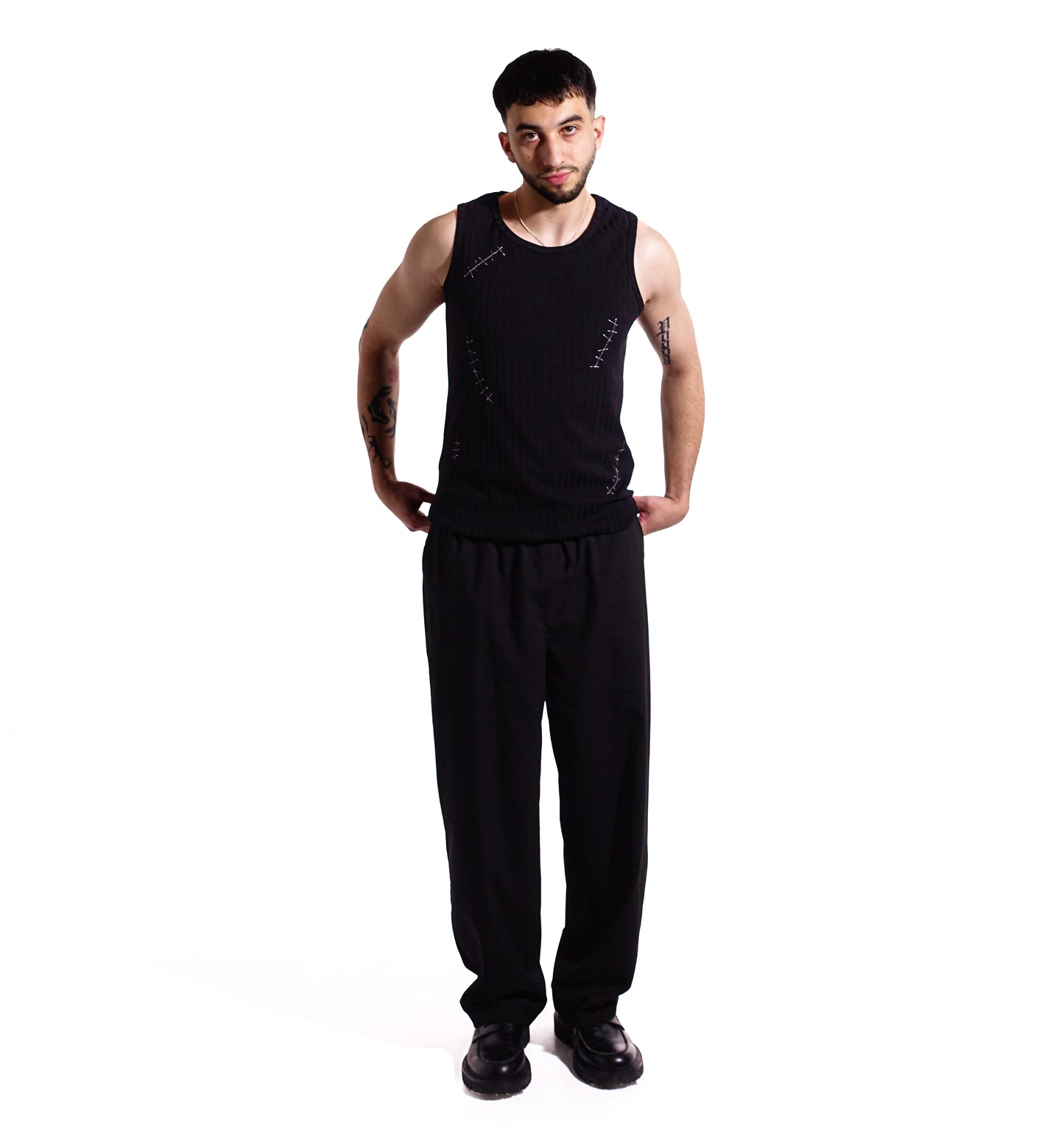 "summer24" tank top /black/