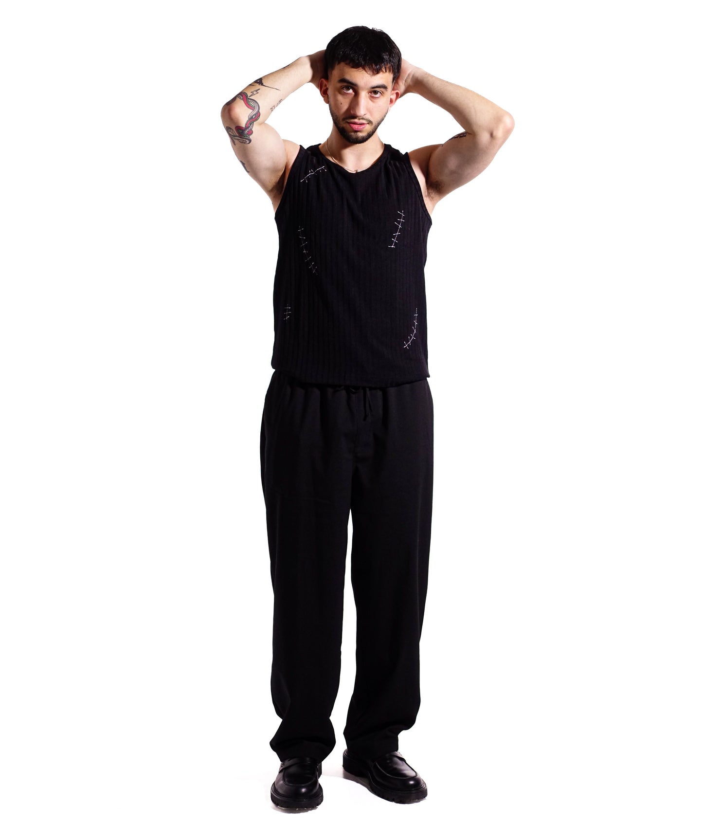 "summer24" tank top /black/