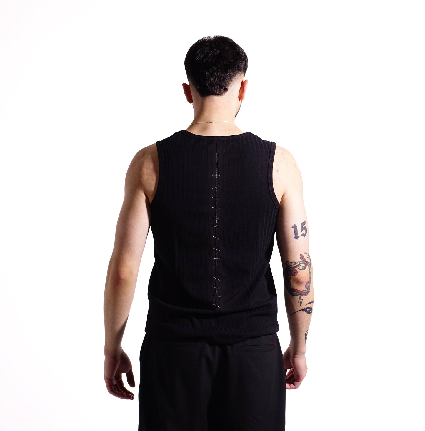 "summer24" tank top /black/