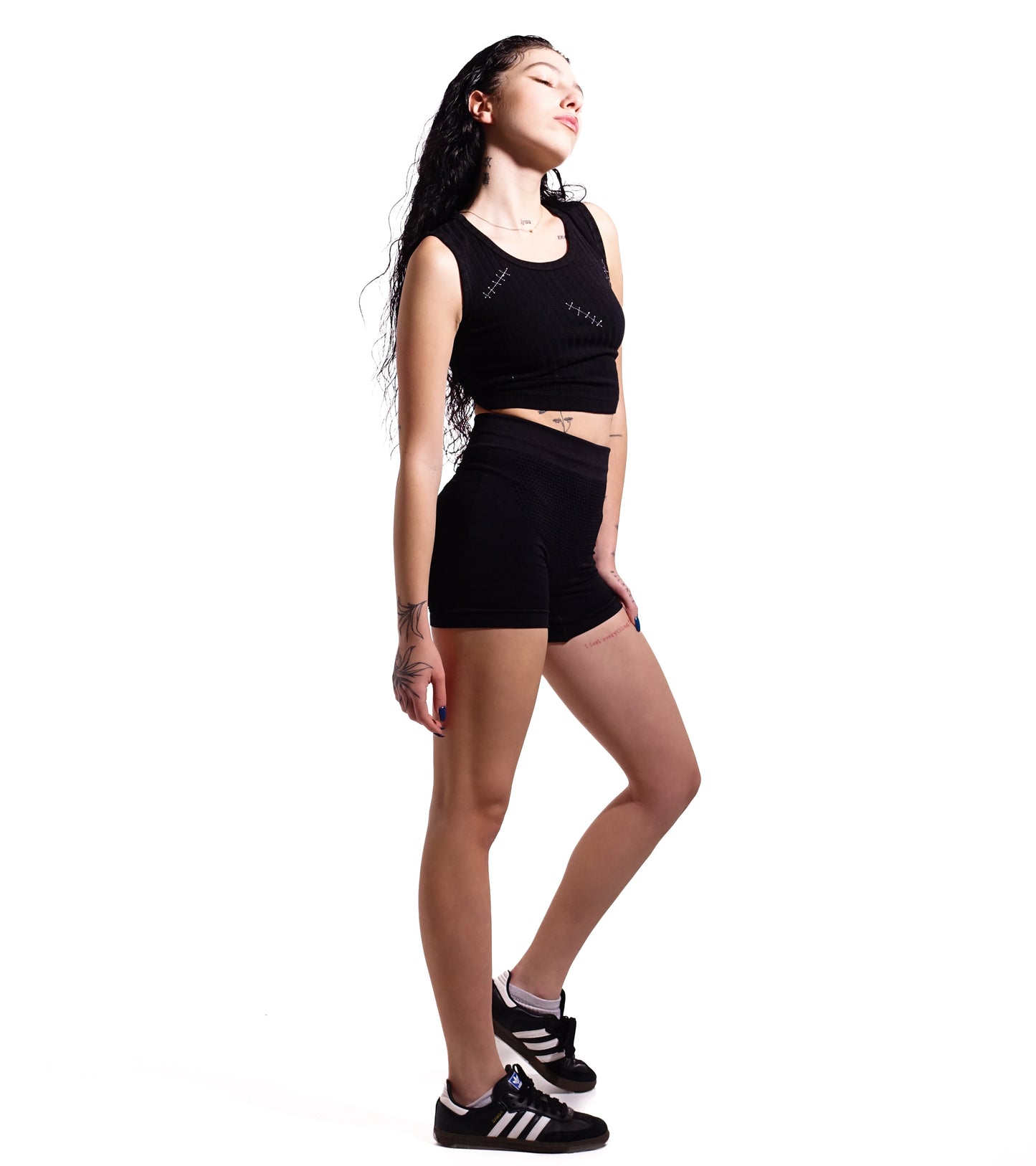 "summer24" tank top /black/