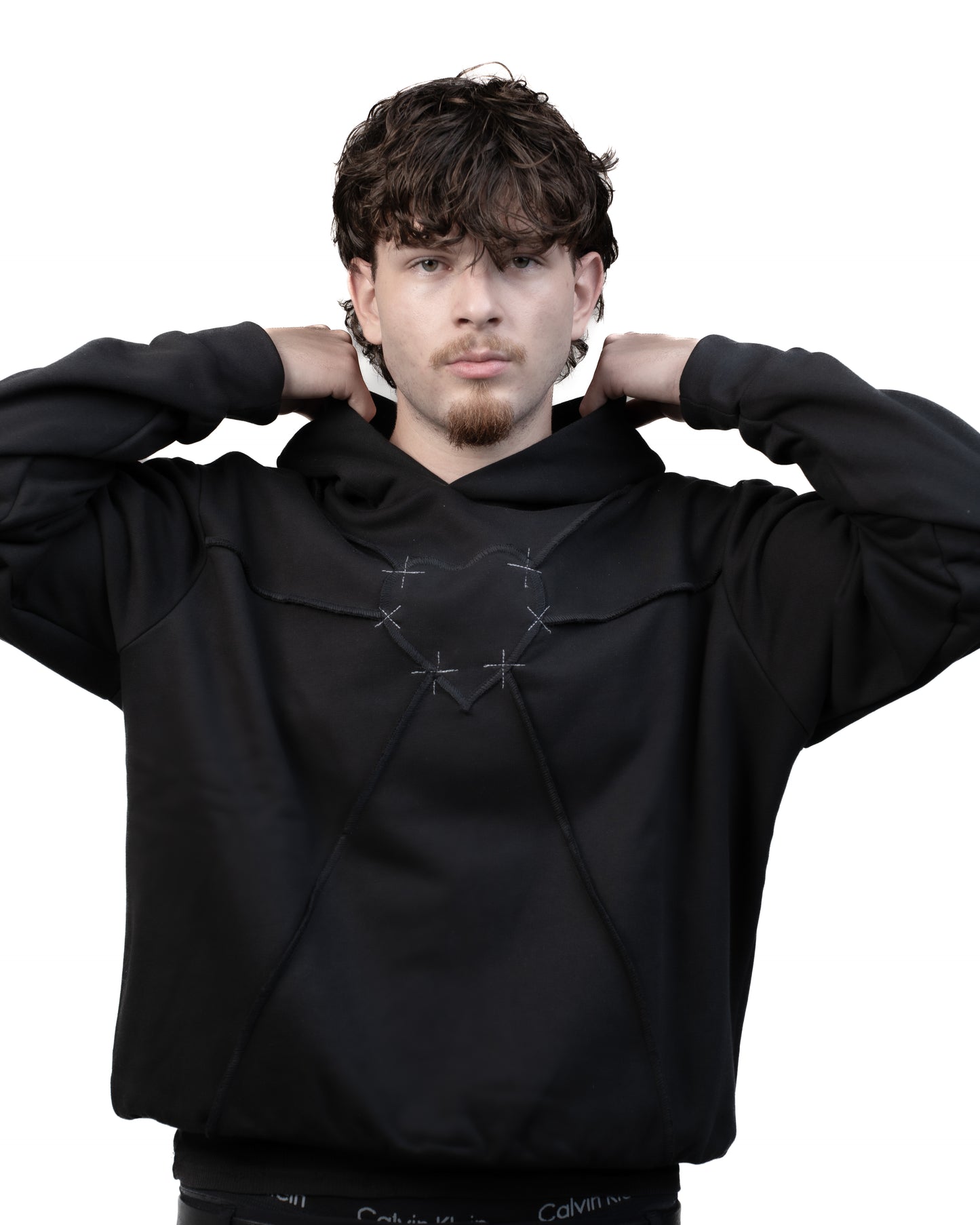 "shattered hearts" hoodie